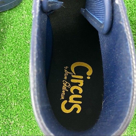 Circus Sam Edelman Blue Rubber Combat Rain Boot Women's SZ 9 - Picture 9 of 12